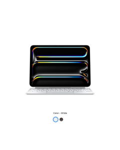 Magic Keyboard for iPad Pro 11 inch (M4) - US English - White (MWR03ZA/A)